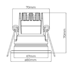 LAES downlight Naos
